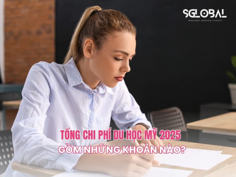 Nữ sinh viên chăm chú ghi chép trong không gian học tập yên tĩnh, hình ảnh đại diện cho quá trình chuẩn bị ngân sách du học.